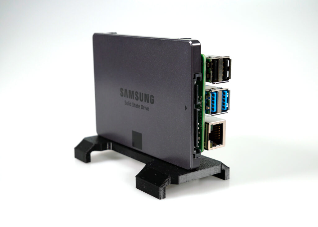 RaspberryPi Case with SSD or HDD 2.5" support / Pi NAS Server Case with FAN Hat INUX3D